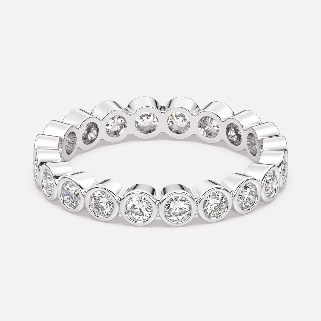 Classic Bezel Set Eternity Band