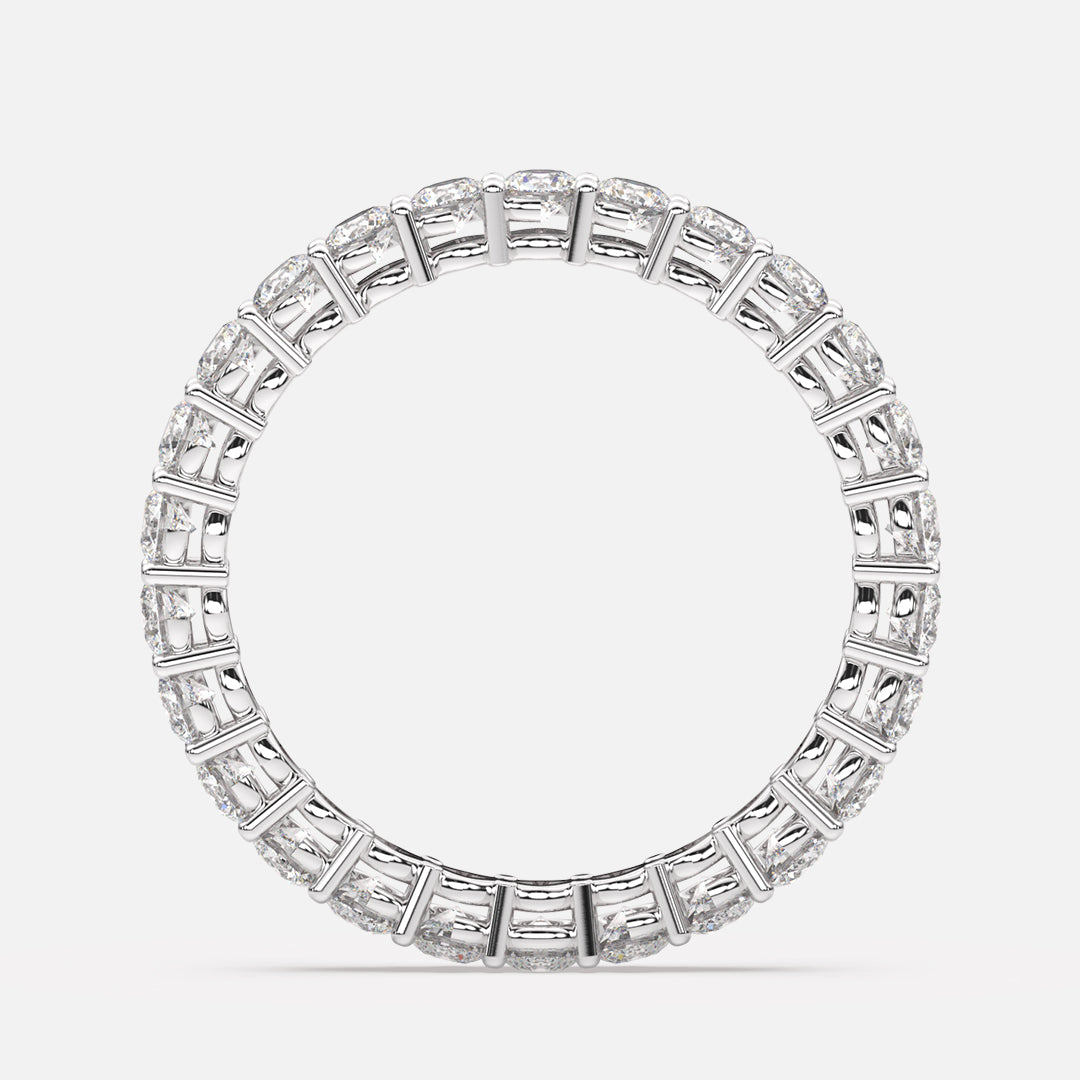 18K White Gold/