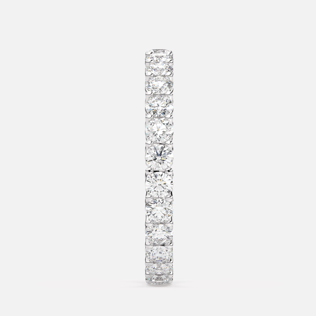 18K White Gold/