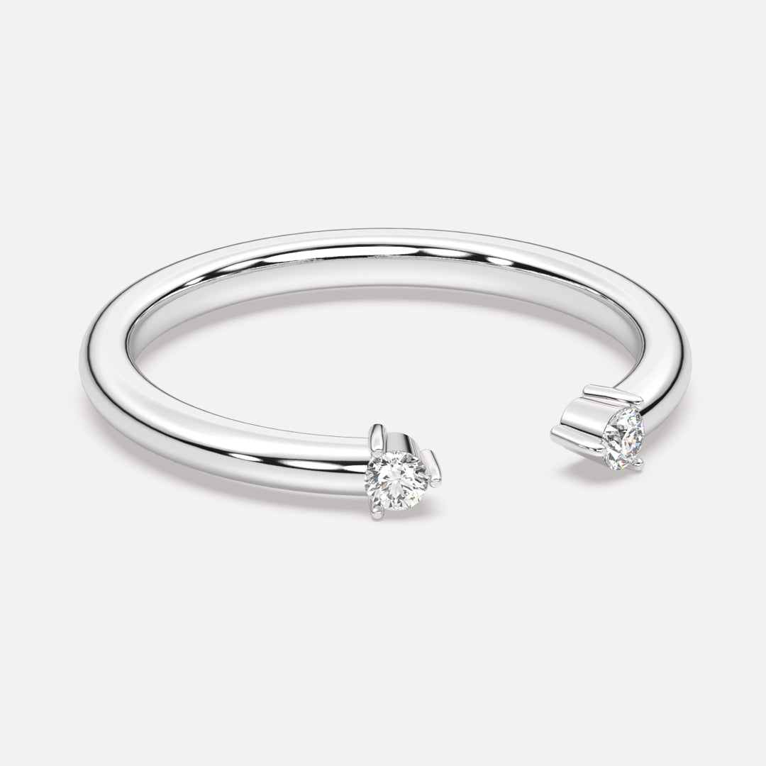 Classic Open Diamond Band