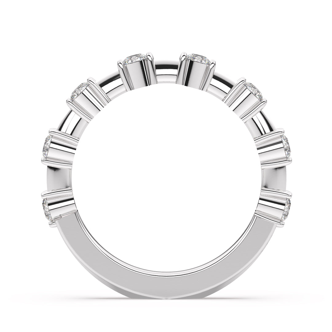 18K White Gold/