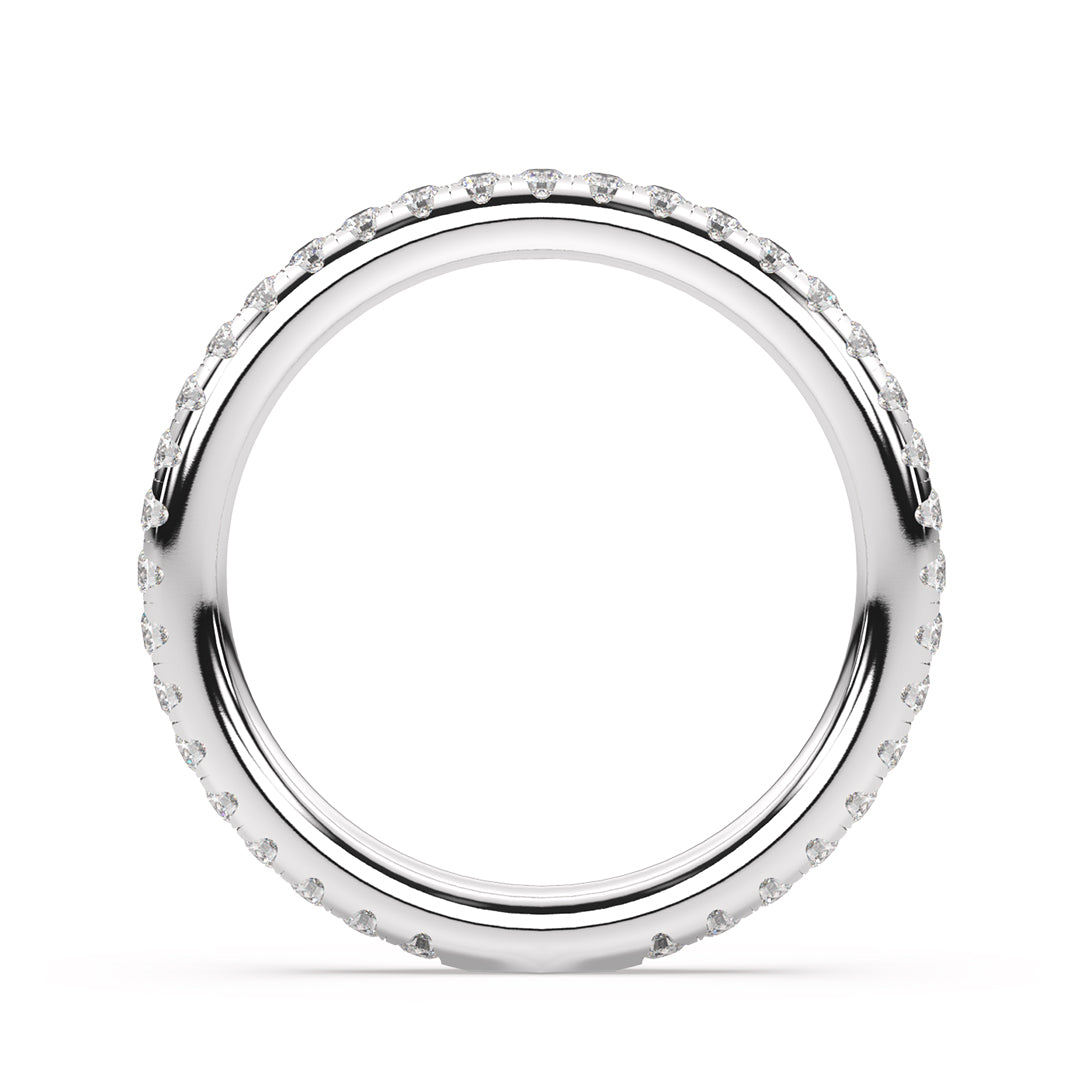 18K White Gold/