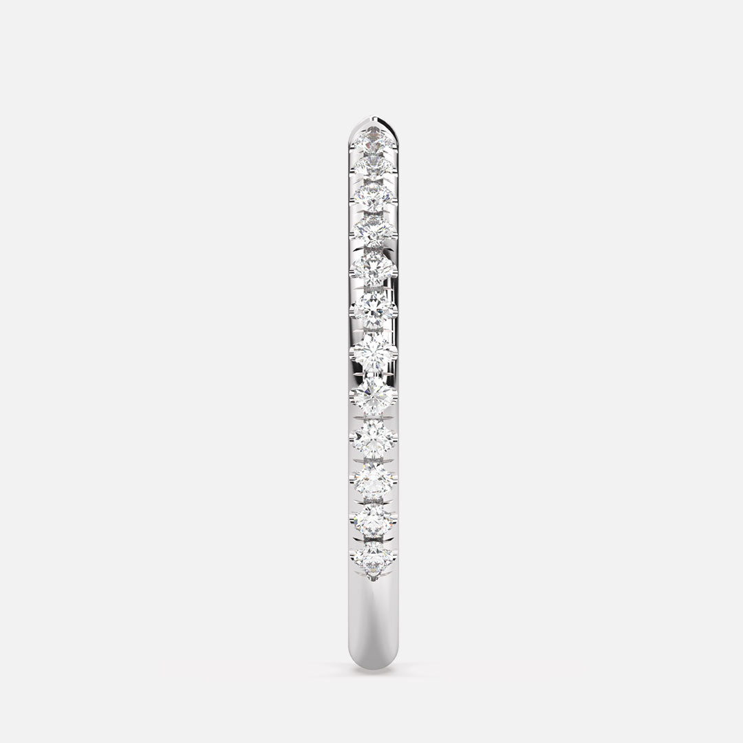18K White Gold/