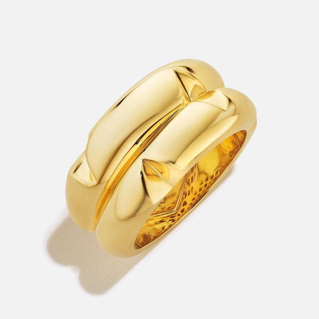 Bombé 2-Row Ring