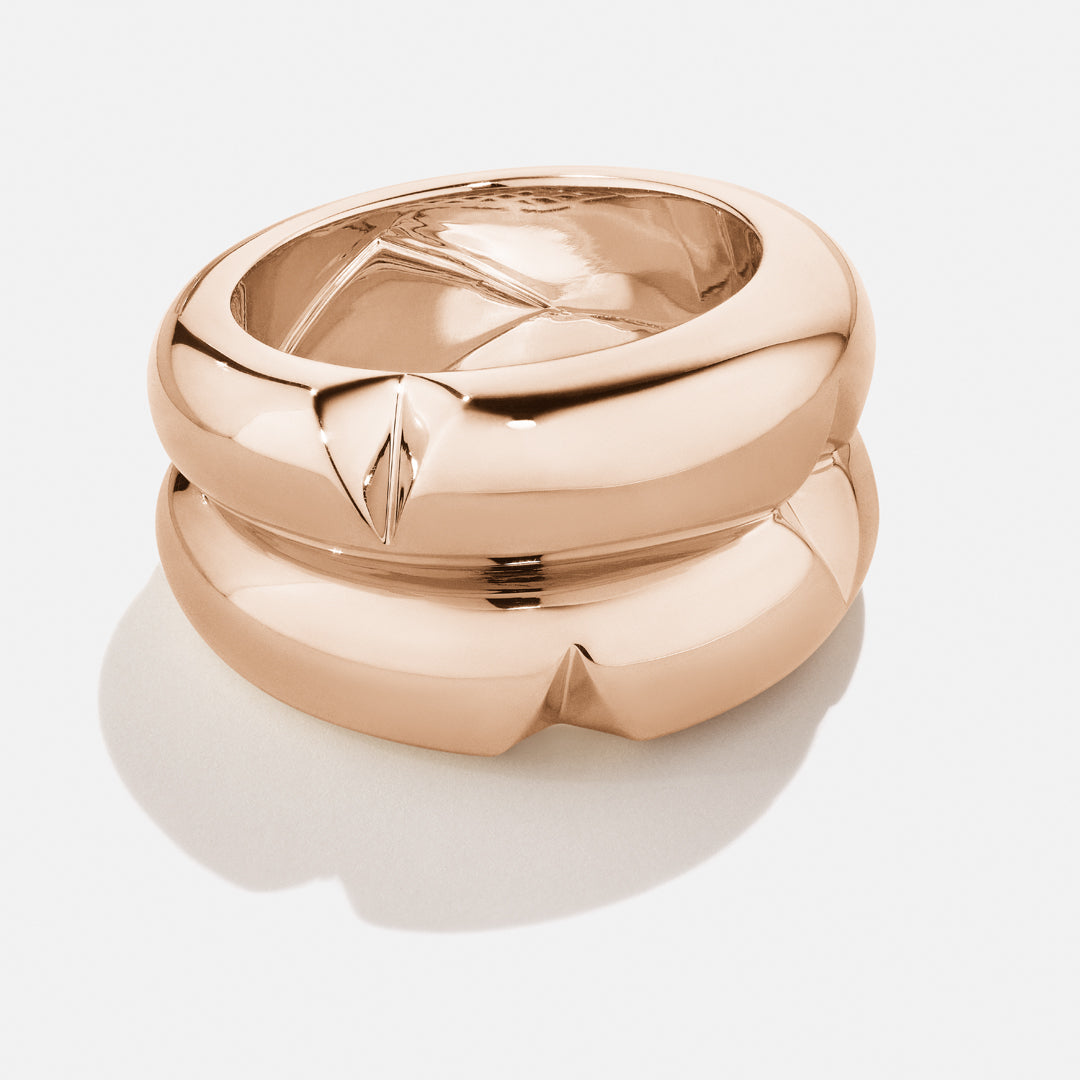 Bombé 2-Row Ring