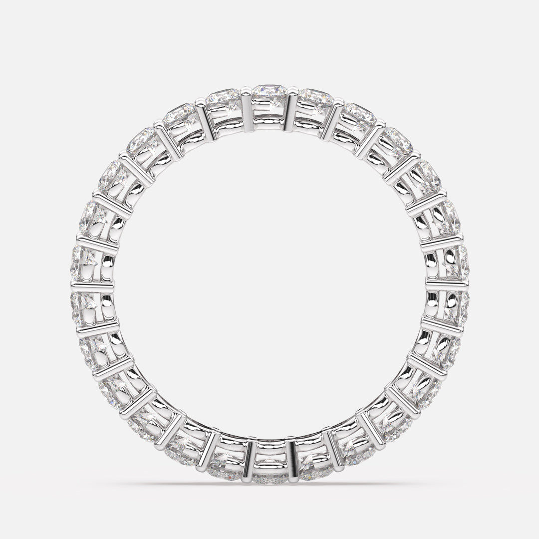 Classic 2.3mm Shared Prong Pavé Eternity Band