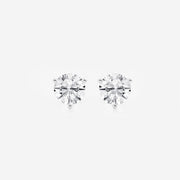 Aether Diamond Three-Prong Martini Stud Earrings