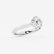 Aether Diamond Knife Edge Solitaire Engagement Ring