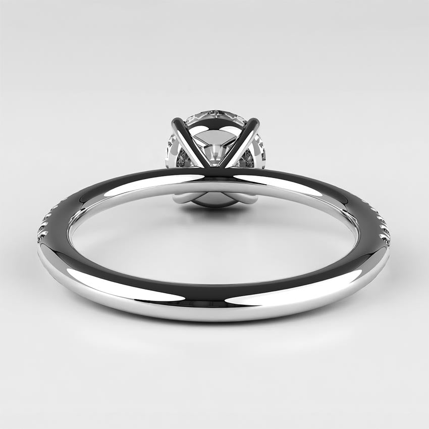 Classic Pavé Diamond Engagement Ring