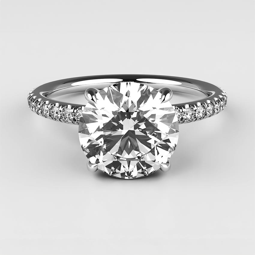 Classic Pavé Diamond Ring